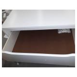 Carson Carrington Bodo Mid-century Modern 2-drawer Nightstand, White , ITEM#: CM7386WH-N-3A