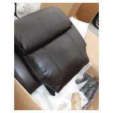 Abbyson Braylen Brown Top Grain Leather Manual Recliner- PO#: SHF-200924131-09