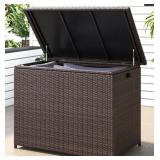 Corvus Lattice 127 Gallons Outdoor Cushion Storage Box- , PO#: 2021-HP-001