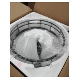 Industrial 36-inch Black 3-Blade Ceiling Fan with Light Kit - 36-in- Retail:$169.99 HFALGR