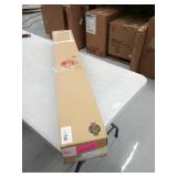 GoDear Design Natural Woven Adjustable Sliding Panel, Pleated Fabric, 45.8"- 86" W x 96" L- Retail:$161.49 ONLY ONE PANEL