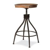 Adjustable- Worland Adjustable Swivel Backless Stool - 26-30"H x 21"W x 21"D- Retail:$141.99 104592-118240