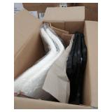 Best Quality Furniture Faux Leather Dining Chair (Set of 2) white SC24- Retail:$348.99