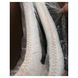 Best Quality Furniture Faux Leather Dining Chair (Set of 2) white SC24- Retail:$348.99