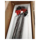 Pagoda 49" Linear 6-Bulb Lantern Metal LED Pendant, Oil Rubbed Bronze by JONATHAN Y- Retail:$267.99 JYL7439A