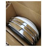 Euro Ceramica White Essential 16Piece 9" Pasta Bowl Set
