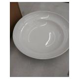 Euro Ceramica White Essential 16Piece 9" Pasta Bowl Set