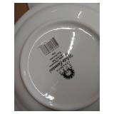 Euro Ceramica White Essential 16Piece 9" Pasta Bowl Set