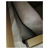 Velvet Counter Stool, Set of 2 - Retail:$249.00. 203-101GY/GLD DIEGO