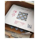 SomerTile 12.375x12.5-inch Antaeus Frost Blue Porcelain Mosaic Floor and Wall Tile (10 tiles/10.7 sqft.)- Retail:$153.94 AMOUNT NOT COUNTED