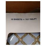 SomerTile 12.375x12.5-inch Antaeus Frost Blue Porcelain Mosaic Floor and Wall Tile (10 tiles/10.7 sqft.)- Retail:$153.94 AMOUNT NOT COUNTED