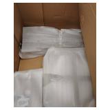 Madison Park Janet Light Grey Swivel Counter Stool- Retail:$199.99. MP104-0943