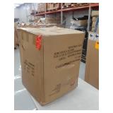 Armen Living Edy 26" Black Faux Leather Swivel Barstool LCEDBABLVB26