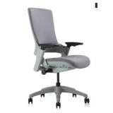 Furniture of America Hudson Grey Height Adjustable Ergonomic Office Chair- Retail:$279.99. 00342110