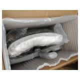 Furniture of America Hudson Grey Height Adjustable Ergonomic Office Chair- Retail:$279.99. 00342110