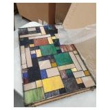 Chloe Tiffany Style Art Deco Design Window Panel/Suncatcher- Retail:$193.49 32" x 20"