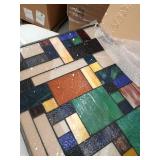 Chloe Tiffany Style Art Deco Design Window Panel/Suncatcher- Retail:$193.49 32" x 20"