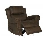 Copper Grove Dilsen Extra Large Rolled Arm Rocker Recliner Chair- Retail:$629.98. RCL60-NKS89-RK
