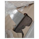 Carbon Loft Eve Framed Grey Chestnut Mirror- Retail:$459.99 30" x 30" MT2335