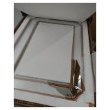 The Howard Elliott Collection Leopold 24-in W x 36-in H Gold Polished Wall Mirror 29002