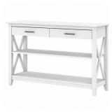 The Gray Barn Console Table with Drawers and Shelves- Retail:$217.76 KWT248WT-03