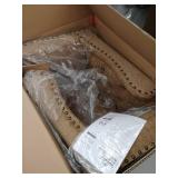 Furniture of America Tays Rustic Linen Fabric Dining Chairs (Set of 2) - Retail:$403.00. CM3324BK-GL-SC-2PK