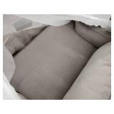 Martha Stewart Anna Light Grey Arm Accent Chair- Retail:$429.99 MT100-0053