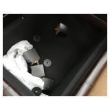 Mansfield Faux Leather Tray Top Storage Ottoman by Christopher Knight Home- Retail:$238.99. 55736.00