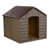 Starplast Large Dog House, Mocha Brown- Retail:$79.98