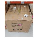 Abbyson Rider Leather Theater Power Recliner- Retail:$771.99, SHF-1939-GRY GREY