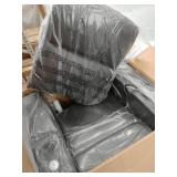 Abbyson Rider Leather Theater Power Recliner- Retail:$771.99, SHF-1939-GRY GREY