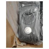 Abbyson Rider Leather Theater Power Recliner- Retail:$771.99, SHF-1939-GRY GREY