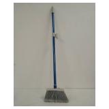 Quickie Stand and Store Stand & Store Long Handle, Upright Broom and Dustpan Set for Use in Home, Kitchen, Office, Lobby, and Outdoors, 1-Pack, Blue