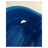 Quickie Stand and Store Stand & Store Long Handle, Upright Broom and Dustpan Set for Use in Home, Kitchen, Office, Lobby, and Outdoors, 1-Pack, Blue