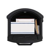 Gibraltar Mailboxes GHC40B01 Grand Haven Decorative Package Mailbox, Extra Large, Black