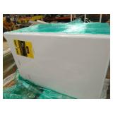 Galanz GLF31UWED Upright Freezer Single Door Fridge with Mechanical Temperature Control, 3.1 Cu.Ft White