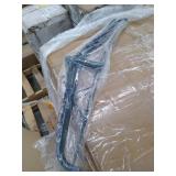 Puleo International 10 Foot Pre-Lit Slim Fraser Fir Artificial Christmas Tree with 900 UL Listed Clear Lights, Green