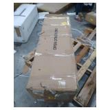 Puleo International 10 Foot Pre-Lit Slim Fraser Fir Artificial Christmas Tree with 900 UL Listed Clear Lights, Green