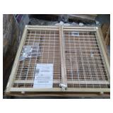 Toddleroo by North States 50" Wide Extra Wide Wire Mesh Baby Gate: Installs in Extra Wide Opening in Seconds Without damaging Wall. Pressure Mount. Fits 29.5"-50" Wide (32" Tall, Sustainable Hardwood)