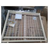 Toddleroo by North States 50" Wide Extra Wide Wire Mesh Baby Gate: Installs in Extra Wide Opening in Seconds Without damaging Wall. Pressure Mount. Fits 29.5"-50" Wide (32" Tall, Sustainable Hardwood)