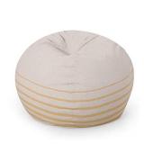 Christopher Knight Home Hudgeons Bean Bag, 5 Foot, Natural + Yellow