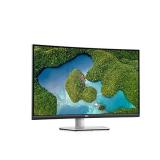 Dell S3221QS 32 Inch Curved 4K UHD, VA Ultra-Thin Bezel Monitor, AMD FreeSync, HDMI, DisplayPort, Built in Speakers, VESA Certified, Silver, Latest Edition
