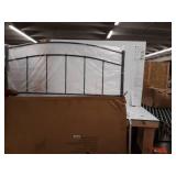 Flash Furniture Decorative Black Metal Queen Size Headboard