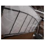 Flash Furniture Decorative Black Metal Queen Size Headboard