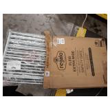 Regalo Open Area Baby Gate in White, up to 76" with Walk Through Door