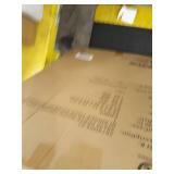 U Brands Linen Bulletin Board, 30" x 20", Natural Linen, White MDF Decor Frame, 2074U