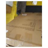 U Brands Linen Bulletin Board, 30" x 20", Natural Linen, White MDF Decor Frame, 2074U