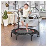 JOYMOR 2-in-1 Trampoline with Handle for Kids and Parents, 40 inch Rebounder Trampoline, Kids Exercise Fitness Trampoline for Workout Cardio, Max Load 300lbs ï¿¼ ï¿¼ ï¿¼ ï¿¼ ï¿¼ ï¿¼ 