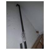 Enclume Premier 36-Inch Utensil Bar Wall Pot Rack, Hammered Steel