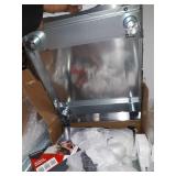 DuraSteel Stainless Steel Work Table 24" x 18" x 34" Height w/ 4 Caster Wheels - Food Prep Commercial Grade Worktable - NSF Certified - Good for Restaurant, Business, Warehouse, Home, Kitchen, Garage